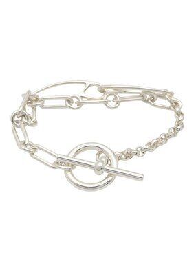 Hermes Bracelet Chaine D'ancre Punk 15 cm 925 Sterling Silver